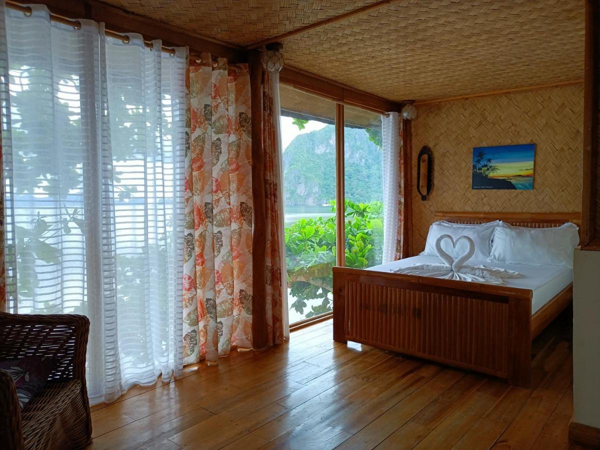 Hut Sunset Island View Hotel El Nido Exterior foto