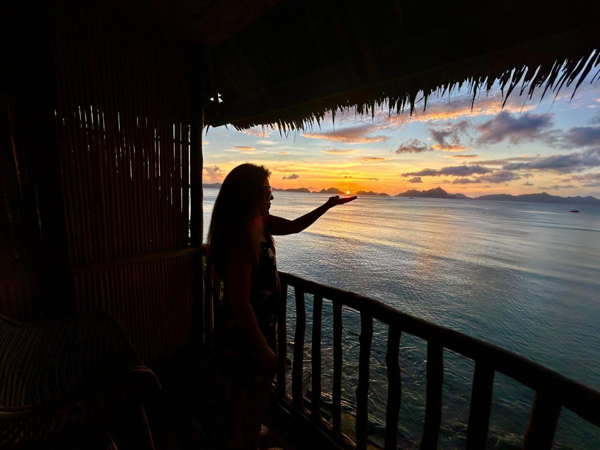 Hut Sunset Island View Hotel El Nido Exterior foto